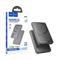 Hoco Magnetic Power Bank Q26A Joy PD20W 10000mAh Metal Gray Hoco Magnetic Power Bank Q26A Joy PD20W 10000mAh Metal Gray