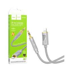 Hoco Audio Conversion Cable UPA30 Friend LIghtning to 3.5mm 1m Gray Hoco Audio Conversion Cable UPA30 Friend LIghtning to 3.5mm 1m Gray