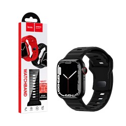 Hoco Silicone Bracelet WA27 Flexible Series iWatch (42/44/45/49mm) Black Hoco Silicone Bracelet WA27 Flexible Series iWatch (42/44/45/49mm) Black