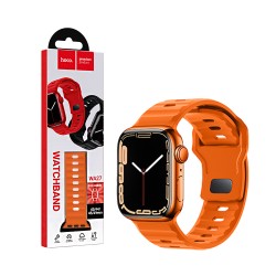 Hoco Silicone Bracelet WA27 Flexible Series iWatch (42/44/45/49mm) Orange Hoco Silicone Bracelet WA27 Flexible Series iWatch (42/44/45/49mm) Orange