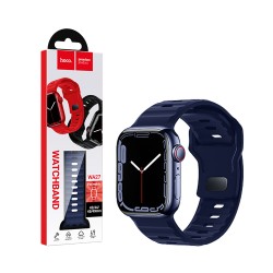 Hoco Silicone Bracelet WA27 Flexible Series iWatch (42/44/45/49mm) Navy Blue Hoco Silicone Bracelet WA27 Flexible Series iWatch (42/44/45/49mm) Navy Blue