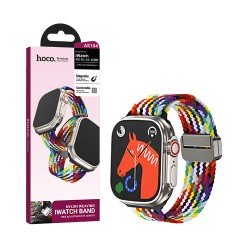Hoco Magnetic Buckle Nylon Bracelet AS104 for iWatch (42/44/45/49mm) seven colors Hoco Magnetic Buckle Nylon Bracelet AS104 for iWatch (42/44/45/49mm) seven colors