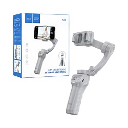 Soporte para teléfono Gimble Hoco K24 Intelligent seguimiento, antivibración, 3 ejes, gris Soporte para teléfono Gimble Hoco K24 Intelligent seguimiento, antivibración, 3 ejes, gris