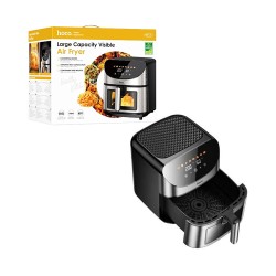 Hoco Air Fryer HE21 with touch screen and window 8L Black Hoco Air Fryer HE21 with touch screen and window 8L Black