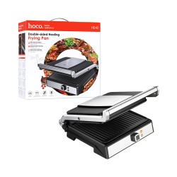 Hoco Electric Frying Pan HE40 Dual heating smokeless non-stick Silver Hoco Electric Frying Pan HE40 Dual heating smokeless non-stick Silver