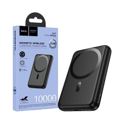 Power Bank Magnético Hoco J141 Grace PD20W 10000mAh Preto Power Bank Magnético Hoco J141 Grace PD20W 10000mAh Preto