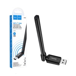 Hoco wifi Adapter HI32 External Antenna Wireless Network Card USB 150Mbps Black Hoco wifi Adapter HI32 External Antenna Wireless Network Card USB 150Mbps Black