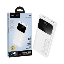 Power Bank Hoco J144 Hymn com 2 Puertos Outputs USB 15000mAh Branco Power Bank Hoco J144 Hymn com 2 Puertos Outputs USB 15000mAh Branco