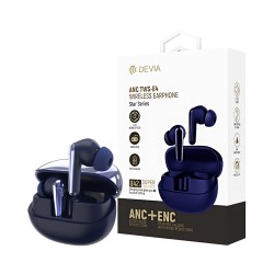 Devia True Wireless Earbuds EM409 Star Series E4 ANC+ENC Noise Reduction Blue Devia True Wireless Earbuds EM409 Star Series E4 ANC+ENC Noise Reduction Blue