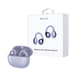 Devia Wireless Open Ear Headphone EM402 Pro 2 Clip-On Talent Purple Devia Wireless Open Ear Headphone EM402 Pro 2 Clip-On Talent Purple