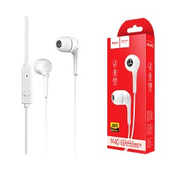 Hoco Universal Wired Earphones M40 Prosody with Microphone 3.5mm 1.2m White Hoco Universal Wired Earphones M40 Prosody with Microphone 3.5mm 1.2m White
