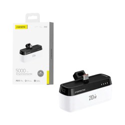 Foneng Mini Power Bank P69 with Type-C connector PD20W 5000mAh White Foneng Mini Power Bank P69 with Type-C connector PD20W 5000mAh White