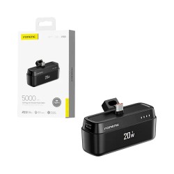 Foneng Mini Power Bank P69 with Type-C connector PD20W 5000mAh Black Foneng Mini Power Bank P69 with Type-C connector PD20W 5000mAh Black