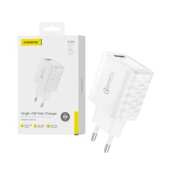 Foneng Adapter EU64 USB 3A 18W White