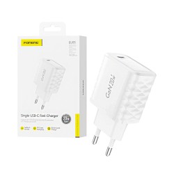 Foneng Adapter EU55 Type-C PD 20W GAN White Foneng Adapter EU55 Type-C PD 20W GAN White