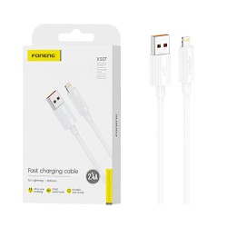 Foneng Cable XS07 Lightning 2.4A 1.2M White Foneng Cable XS07 Lightning 2.4A 1.2M White