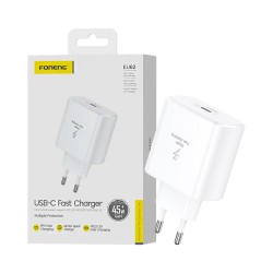 Foneng Adapter EU62 Type-C PD 45W GAN White