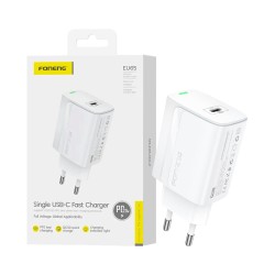 Foneng Adapter EU65 Type-C PD 20W White