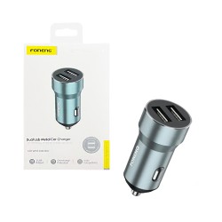 Foneng Car Charger C08 Dual Port 2.4A Silver Foneng Car Charger C08 Dual Port 2.4A Silver