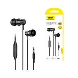 Foneng Earphones EP500 Angled In-Ear Heavy Bass 3.5mm 1.2m Black Foneng Earphones EP500 Angled In-Ear Heavy Bass 3.5mm 1.2m Black