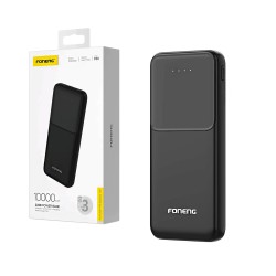 Foneng Power Bank P60 with 2 Ports Output USB 10000mAh Black Foneng Power Bank P60 with 2 Ports Output USB 10000mAh Black