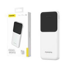 Foneng Power Bank P60 with 2 Ports Output USB 10000mAh White Foneng Power Bank P60 with 2 Ports Output USB 10000mAh White