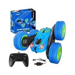 JJRC Hyper Wheels Stunt Car Q9 1:28 with Remote Control and Double Sided Drive Blue JJRC Hyper Wheels Stunt Car Q9 1:28 with Remote Control and Double Sided Drive Blue