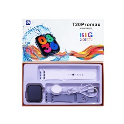 Smartwatch T20 Pro Max With 2 Straps 2.09" (Call Version) White Smartwatch T20 Pro Max With 2 Straps 2.09" (Call Version) White