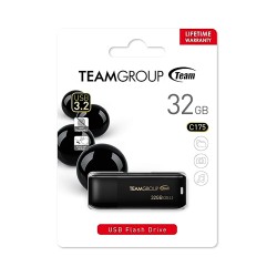 Pendrive Team Group C175 32GB USB 3,2 Preto Pendrive Team Group C175 32GB USB 3,2 Preto