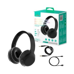 New Science Wireless Headphones A-636-1 Black New Science Wireless Headphones A-636-1 Black