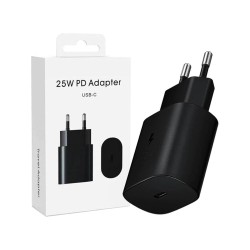 Samsung Adapter EP-TA800NWEGGB Type-C Port PD 25W Black Samsung Adapter EP-TA800NWEGGB Type-C Port PD 25W Black