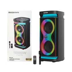 Altavoz Inalámbrico Portátil Modorwy MF3105 con Micrófono Negro Altavoz Inalámbrico Portátil Modorwy MF3105 con Micrófono Negro