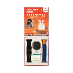 Smartwatch S20 Pro Max With 2 Straps and Airpods 2.2" 49mm (Call Version) Black Smartwatch S20 Pro Max With 2 Straps and Airpods 2.2" 49mm (Call Version) Black