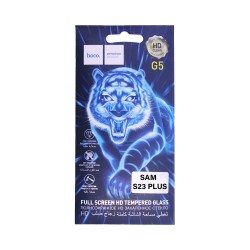 Hoco Full Screen HD Tempered Glass G5 for Samsung Galaxy S23 Plus Black Hoco Full Screen HD Tempered Glass G5 for Samsung Galaxy S23 Plus Black