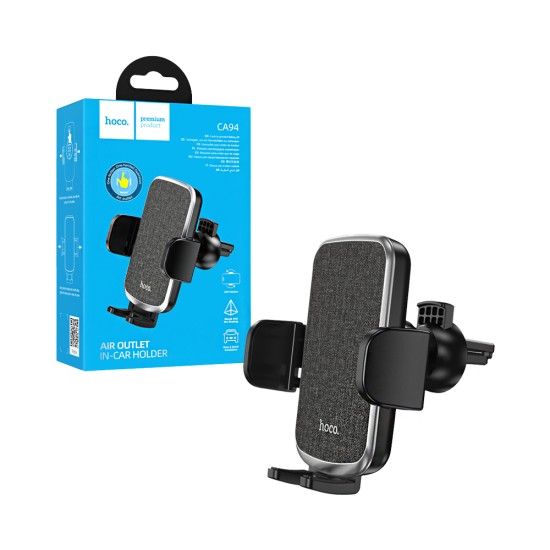 Hoco Car Phone Holder CA94 Polaris for Air Outlet Black