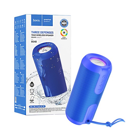 Hoco Portable Wireless Speaker BS48 Artistic sports Blue