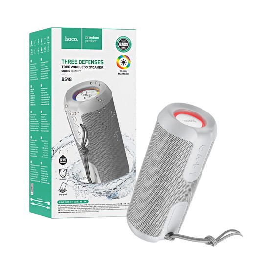 Hoco Portable Wireless Speaker BS48 Artistic sports Gray