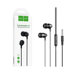 Hoco Wired Earphones M94 universal with Microphone 3.5MM 1.2m Black