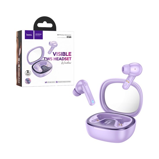 Hoco True Wireless Earbuds EQ6 Shadow Purple