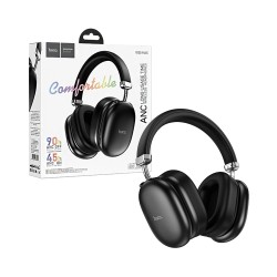 Hoco Wireless Headphone W35 Max Auspicious ANC Noise Canceling Black Hoco Wireless Headphone W35 Max Auspicious ANC Noise Canceling Black