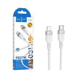 Hoco Cable X109 Energy Type-C to LIghtning PD27W 1M White Hoco Cable X109 Energy Type-C to LIghtning PD27W 1M White