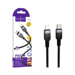 Hoco Cable X109 Energy Type-C to LIghtning PD27W 2M Black Hoco Cable X109 Energy Type-C to LIghtning PD27W 2M Black