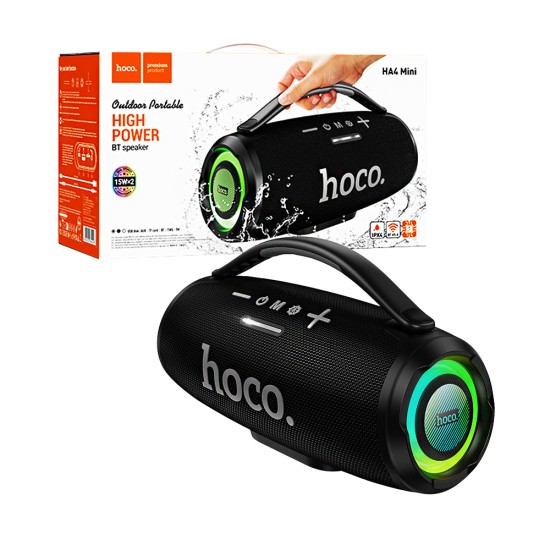 Hoco Portable Wireless Speaker HA4 mini Surge Black