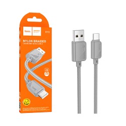 Hoco Cable X113 Beneficio Type-C 3A 1m Gray Hoco Cable X113 Beneficio Type-C 3A 1m Gray