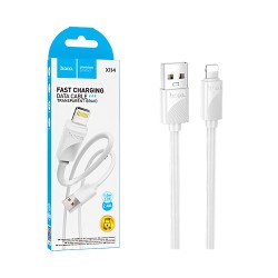 Hoco Cable X114 Energy Lightning 2.4A 1M White Hoco Cable X114 Energy Lightning 2.4A 1M White