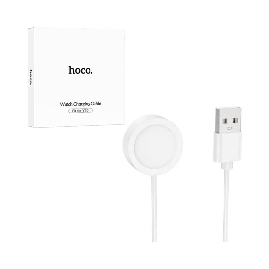 Hoco Wireless Charger for Y30 Smart Sports Smartwatch White