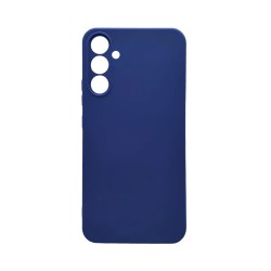 Capa de Silicone com Moldura de Câmera para Samsung Galaxy A34 5g Azul Capa de Silicone com Moldura de Câmera para Samsung Galaxy A34 5g Azul