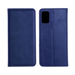 Leather Flip Cover with Internal Pocket For Samsung Galaxy A51 Blue Leather Flip Cover with Internal Pocket For Samsung Galaxy A51 Blue