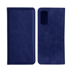 Leather Flip Cover with Internal Pocket For Samsung Galaxy Note 20 Blue Leather Flip Cover with Internal Pocket For Samsung Galaxy Note 20 Blue