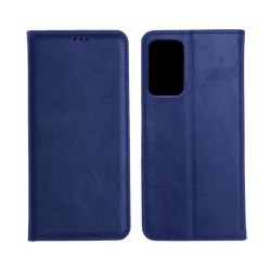 Leather Flip Cover with Internal Pocket For Samsung Galaxy A52/A52S Blue Leather Flip Cover with Internal Pocket For Samsung Galaxy A52/A52S Blue